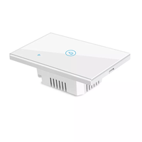 Interrupteur intelligent Tuya standard US, télécommande, Wi-Fi, pour chauffe-eau, tactile, compatible avec Alexa et Google Home