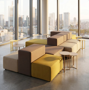 Set di <span class=keywords><strong>Divani</strong></span> Professionali per Ufficio, Divano Moderno in <span class=keywords><strong>Tessuto</strong></span> con Struttura in Legno, <span class=keywords><strong>Divani</strong></span> Commerciali per Hotel, Scuole, Appartamenti e Aree di Ricevimento - Product Image 2