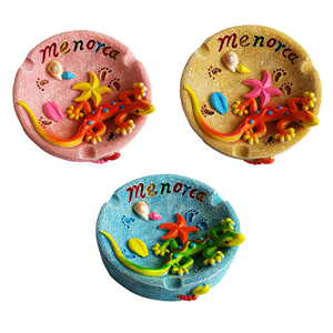 Cendrier décoratif en résine 3D, fait main et peint à la main, motif <span class=keywords><strong>tortue</strong></span> <span class=keywords><strong>de</strong></span> mer, souvenir <span class=keywords><strong>de</strong></span> tourisme tropical, <span class=keywords><strong>plage</strong></span> <span class=keywords><strong>de</strong></span> sable - Product Image 1