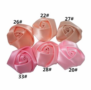 <span class=keywords><strong>40</strong></span> colores precio bajo al por mayor clásico tridimensional Rosa flor puede ser utilizado para tocado ropa con flores - Product Image 3