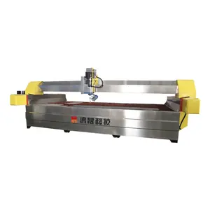 Hoyun waterjet cutting machine controls 450Mpa high pressure water jet cutting machine wet tile cutter make marble