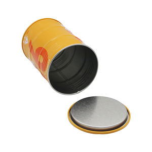 Fabricante cilíndrico banco de monedas Euro Dólar de EE. UU. Metal lata hucha cajas de ahorro de dinero caja de estaño moneda ahorro banco - Product Image 2