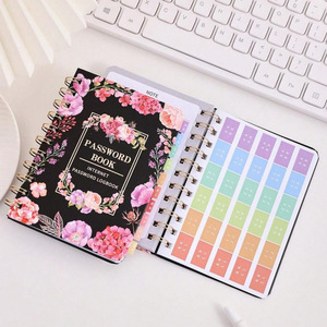 Myway bán buôn A6 mật khẩu cuốn sách biểu tượng tùy chỉnh thiết kế sang trọng bìa cứng xoắn ốc ràng buộc mật khẩu thủ môn máy tính xách tay - Product Image 3