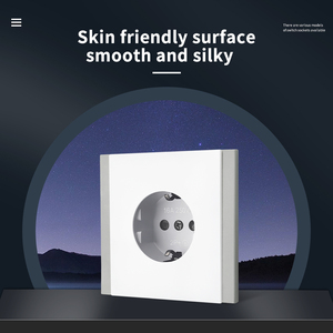 เต้ารับติดผนัง WESA 16A 1 ช่อง แบบยุโรป Schuko ดีไซน์หรูหราทันสมัย - Product Image 3