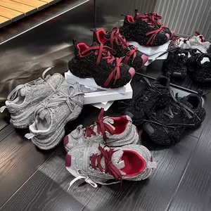 Zapatillas Deportivas de Plataforma con Pedrería Brillante para Mujer, Nuevas de 2025, de Cuero Genuino, con Suela Gruesa, Calzado Informal, Zapatos de Seguridad para Caminar - Product Image 6