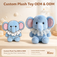 Jouets en peluche d'animaux personnalisés OEM, rembourrés de coton PP doux, poupées brodées à poils courts, adaptés comme cadeaux pour la Saint-Valentin.