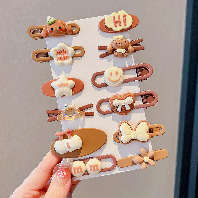 5 coffee - colored cinnamon dogs set of twelve