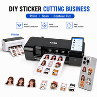 Machine de découpe de protection d'écran KASR avec vision par caméra pour la création de stickers photo personnalisés et la découpe de dessins animés