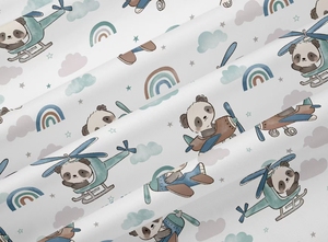 Nhà dệt dễ thương <span class=keywords><strong>panda</strong></span> thiết kế 100% cotton in vải để làm gối trường hợp và Blankets1-0 - Product Image 3