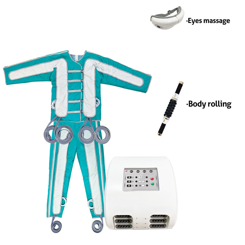 eye massage+infrared+pressotherapy+body roller black
