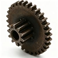 Engrenage droit duplex intégré |   Module M0.5, transmission à couple élevé et sans jeu |   Fil de découpe par électroérosion de qualité aérospatiale industrielle 40Cr