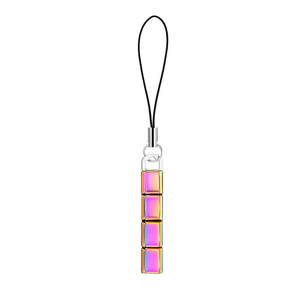 Waterproof Stainless Steel Italian Charm Keychain DIY Modular Link <b>Key</b> <b>Ring</b> Customizable Phone Strap <b>Bag</b> Pendant Gift Accessory - Product Image 5