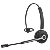 Auriculares Inalámbricos para Centro de Llamadas, con Cancelación de Ruido, Base de Carga, Micrófono, Auriculares RF para Oficina, para Teléfono Fijo