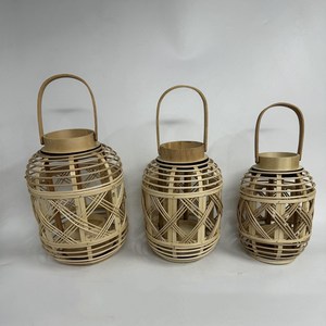 Linternas chinas Decoración Linterna de madera - Product Image 3