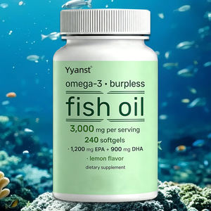 Suplemento Dietético OEM/ODM que Apoya la Salud del Cerebro, el Corazón y las Articulaciones, Sin Gluten, Omega 3, Suplemento de Aceite de Pescado en Cápsulas Blandas, Muestra Gratuita - Product Image 1