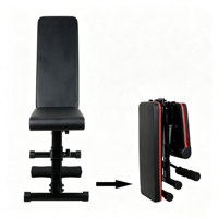 Banc de musculation réglable et pliable multi-positions (plat, incliné, décliné) pour entraînement à domicile et équipement de musculation
