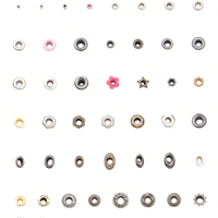 Œillets en maille, œillets métalliques avec rondelles en or et en argent, kit de presse à œillets pour cuir/ceinture/chaussures/artisanat