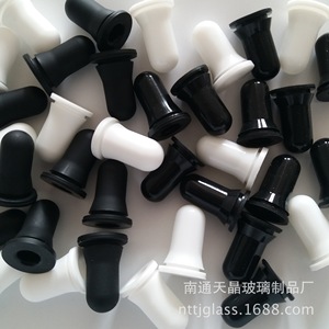 Punta de silicona Tianjing con 18 dientes, negra, blanca, mate, brillante, de caucho de nitrilo para envasado de cosméticos - Product Image 1