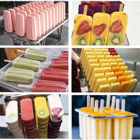 Machine à glaces industrielle pour bâtonnets ronds, sucettes glacées, moules italiens pour palettes de glace, modèle 2023