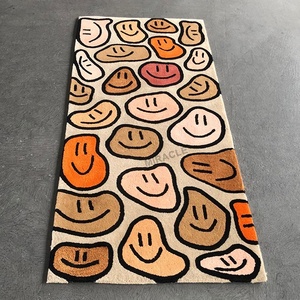 Alfombra de área con patrón de mechones 3D de estilo nórdico, alfombra de suelo hecha a mano, alfombras de pared a pared personalizadas para oración, alfombra de suelo fabricada - Product Image 2