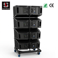 Sistema de Altavoces de Línea Activa HDL 200A, 1600W, Altavoz PA Profesional Dual de 10 Pulgadas con DSP FIR Alemán para Conciertos al Aire Libre
