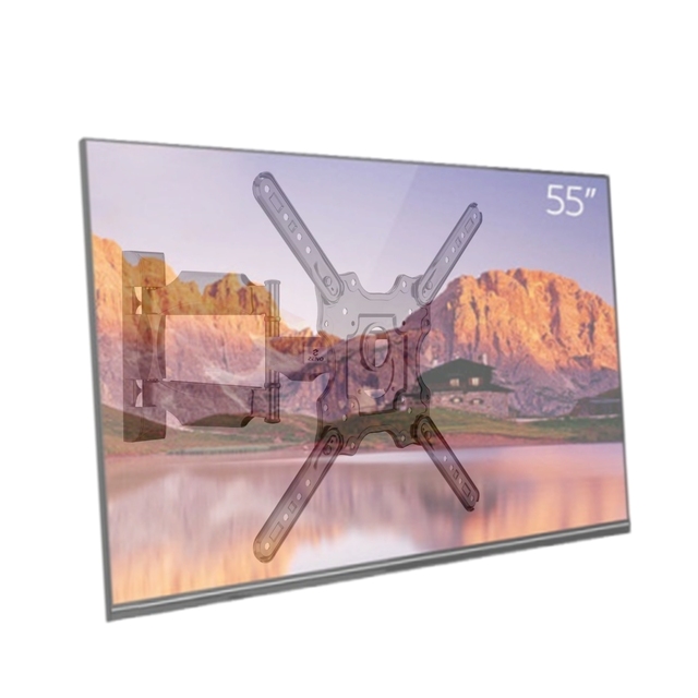 Zeno 32-65 Inch Led Tv Brackets with Articulating Arms Extension Rotation Durable Steel Full Motion Tv Wall Mount