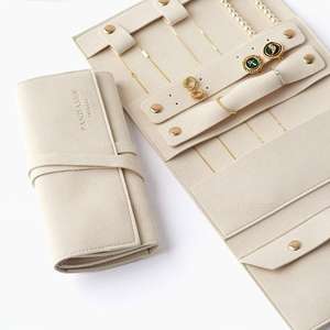 Manufacturer Well Made Ollapsible <b>Jewelry</b> Roll Customized Logo Simple <b>Jewelry</b> Volume for Travel - Product Image 6