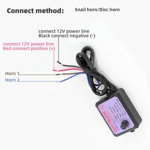 Kit Tromba Musicale NHAY 3+ <span class=keywords><strong>Pro</strong></span> Mu12V a 8 Toni con Controller Relè per Auto, Camion e Furgoni - Product Image 6