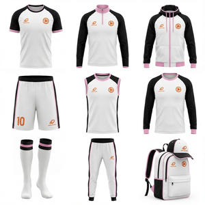 Seragam Sepak Bola Akademi Pemuda 100% Poliester Bernapas Seragam Latihan Kustom - Product Image 1