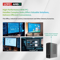 Casing PC Desktop Mini Metal LCFC-H02, Chassis Kecil Mid Tower dengan Kipas Stok Terbatas untuk Ruang Sempit & Mini Host