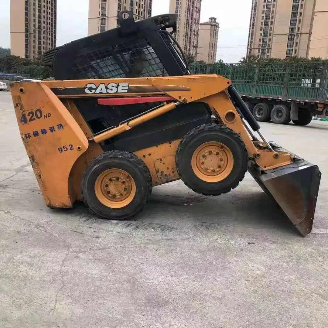 wholesale Used skid steer loader CASE 420 mini skid steer loader skid steer loaders for sale