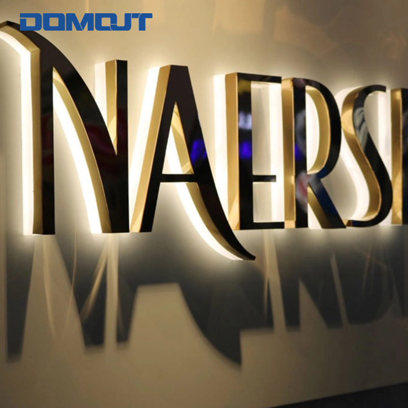 LED Acrylic Backlit Channel Letter Sign, Business Signs, Outdoor Logo Sign, New Arrival, 2022