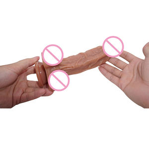 ดิลโด้สีน้ำตาลเหมือนจริงดิลโด้อวัยวะเพศชายของเล่นทางเพศองคชาติเทียมขนาดใหญ่เหมือนจริงสำหรับผู้ใหญ่ผู้ใหญ่ - Product Image 2