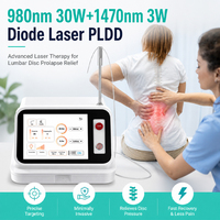 Laser endolaser PLDD 980nm 1470nm pour la décompression de la hernie discale lombaire, les varices, EVLT, les hémorroïdes, la gynécologie