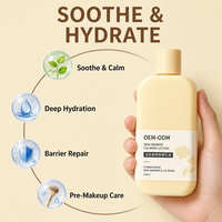 Lotion apaisante 3-en-1, hydratante et base de maquillage pour une peau éclatante et sensible