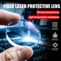 Verre de protection laser optique DETON en quartz, haute transmission, anti-poussière, anti-éclaboussures pour équipement laser à fibre industrielle