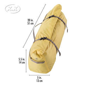 Tente de randonnée ultralégère Kawagebo Kamp (KK) 1,36 kg / 3 lb, imperméable, en nylon Ripstop 20D, pour 2 personnes - Product Image 5