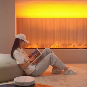 Steam Water <strong>Fireplace</strong> Flame Humidifier Remote APP Control Indoor 7 LED Flame Colors 3D Vapor Steam <strong>Fireplace</strong> 1M 1.2M 1.5M - Product Image 5