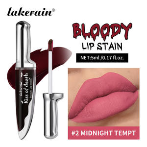 Lakerain Cross Border Beso <span class=keywords><strong>DE</strong></span> <span class=keywords><strong>LA</strong></span> MUERTE Mancha <span class=keywords><strong>de</strong></span> labios <span class=keywords><strong>de</strong></span> sangre Fácil <span class=keywords><strong>de</strong></span> colorear, Brillo <span class=keywords><strong>de</strong></span> labios <span class=keywords><strong>de</strong></span> copa antiadherente - Product Image 5