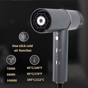 Secador de Pelo Profesional Potente para Salón con Infrarrojos, Plegable, de Viaje, con Iones Negativos, Pequeño, Redondo, 7 en 1, con Cepillo y Peine - Product Image 4