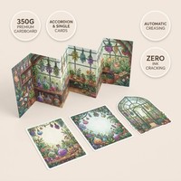 Kit d'autocollants 3D personnalisés en PET pour paysages DIY, herbarium magique anti-stress