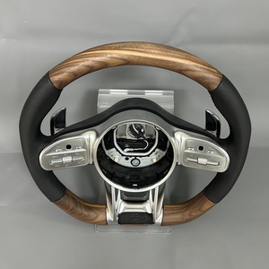 Volante de Madera Completo para Automóvil, para Mercedes-Benz X164 <span class=keywords><strong>GLC</strong></span> X253 <span class=keywords><strong>4matic</strong></span> R171 R230 E43 - Product Image 2