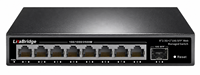 Switch Web Managed 9 Port 2.5G, 8x2.5G RJ45+1x10G SFP, Tanpa Kipas, Berbahan Logam untuk Jaringan Perusahaan, Hotel, dan Kampus