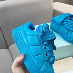 Nouvelles baskets unisexes <span class=keywords><strong>de</strong></span> qualité supérieure, confortables, en cuir véritable, à bout rond, chaussures décontractées pour la marche - Product Image 2