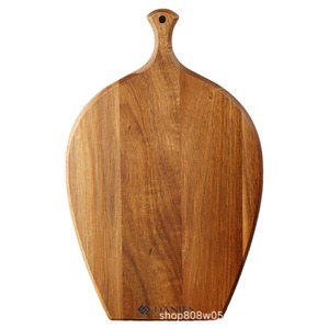 Ensemble de planches à découper en bois d'acacia Danks, 3 pièces avec poignée, pour servir en cuisine et comme plateau de petit-déjeuner - Product Image 2