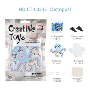 Kits de perles à fusionner DIY <span class=keywords><strong>pas</strong></span> chers, jouet éducatif personnalisé pour enfants, planche à chevilles de 5 mm pour perles à fusionner - Product Image 4