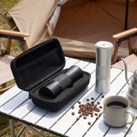 Moulin à café portable BOSCO rechargeable en métal moderne, broyeur à meules en acier inoxydable, capacité 35g, batterie 1500mAh, broyage 38mm