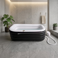 Baignoire SPA chauffante avec télécommande et machine à bulles