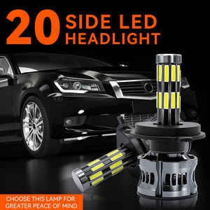 Nuovo Design Canbus 20 lati H4 <span class=keywords><strong>LED</strong></span> fari anabbaglianti 880 H1 H3 H4 <span class=keywords><strong>H7</strong></span> H11 9005 9006 9007 Auto Auto sistema di illuminazione per Auto - Product Image 5