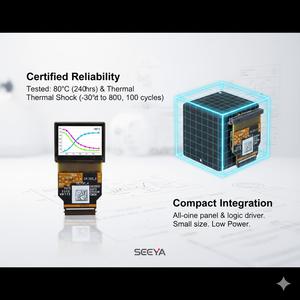 Layar Micro Si-OLED 0.72 inci SY072WCM06 1920x1200 RGB 70Hz Kecerahan Tinggi 2000 Nits untuk VR/AR HMD Digital Viewfinders - Product Image 4